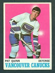 Pat Quinn Canuck card
